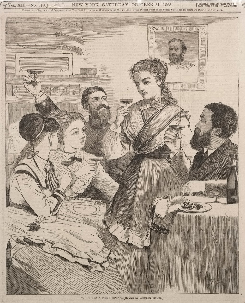 Seuraava presidenttimme, 1868. tekijältä Winslow Homer