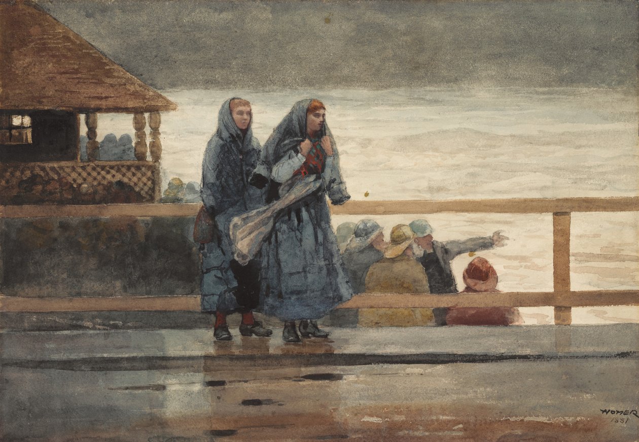 Meren vaarat, 1881 tekijältä Winslow Homer