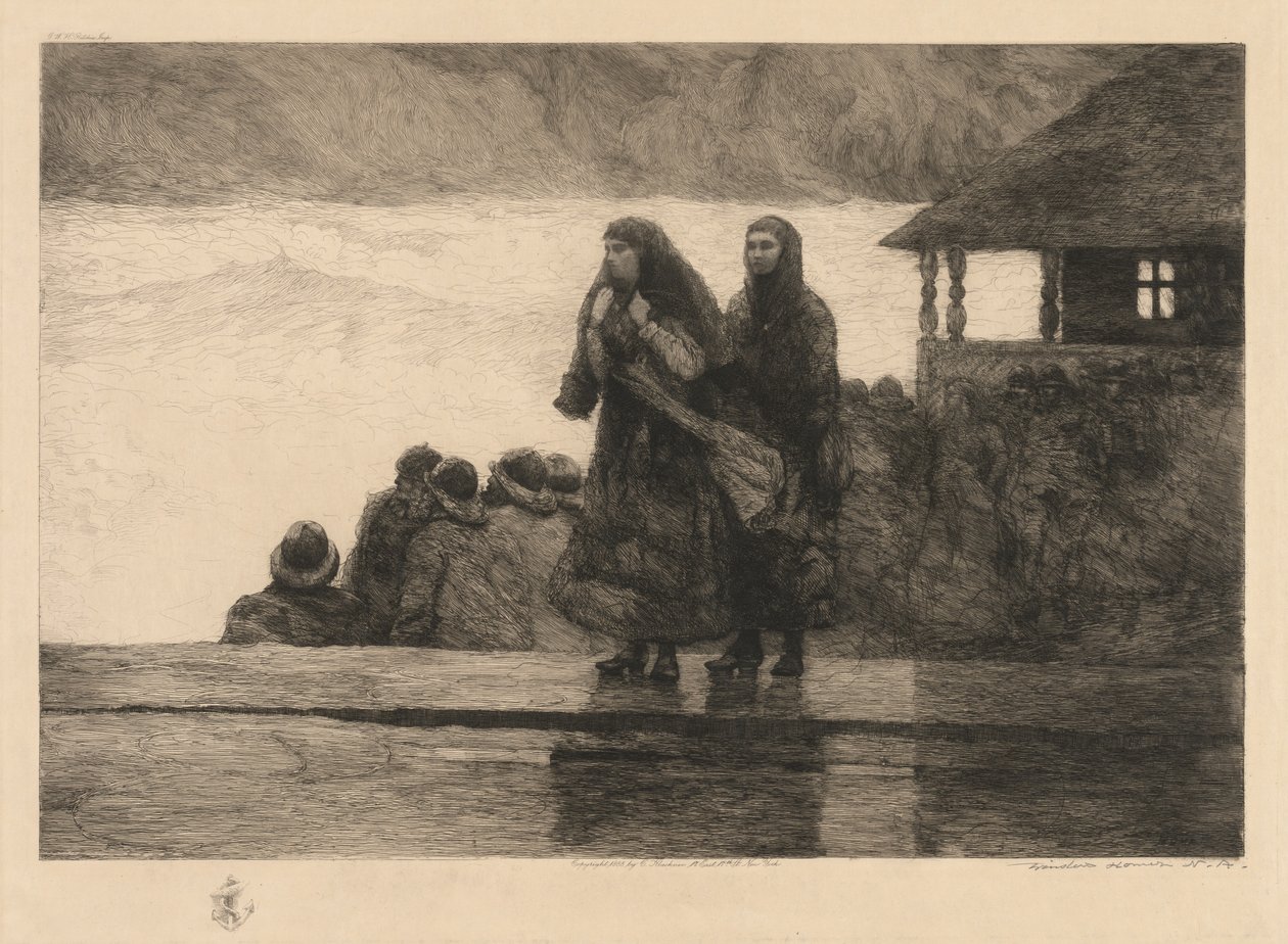 Meren vaarat, 1888. tekijältä Winslow Homer