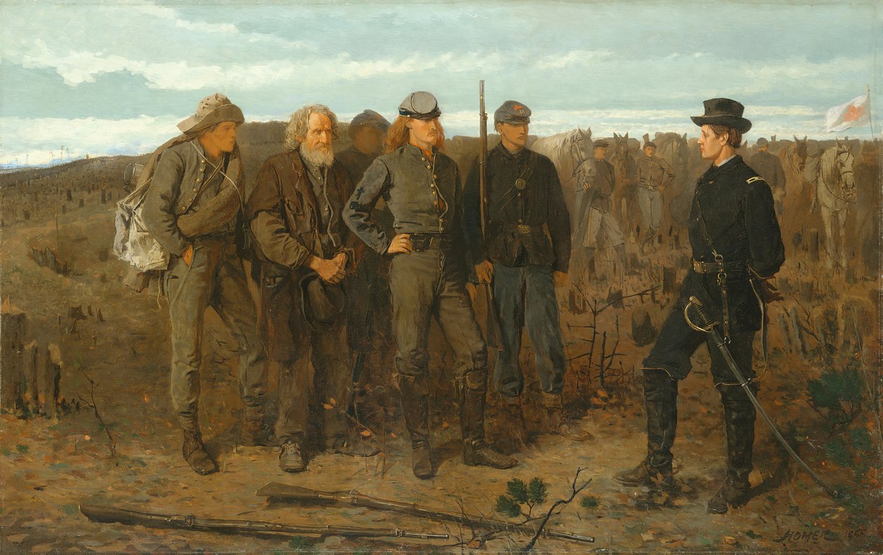 Vankeja rintamalta, 1866. tekijältä Winslow Homer