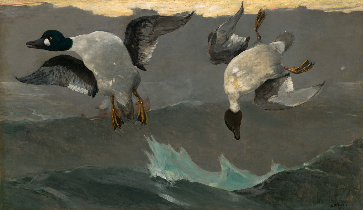 Oikea ja vasen, 1909. tekijältä Winslow Homer