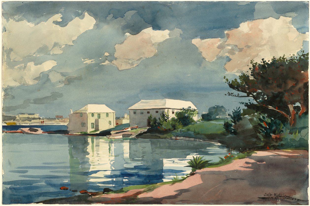 Suolakeitin, Bermuda, 1899. tekijältä Winslow Homer