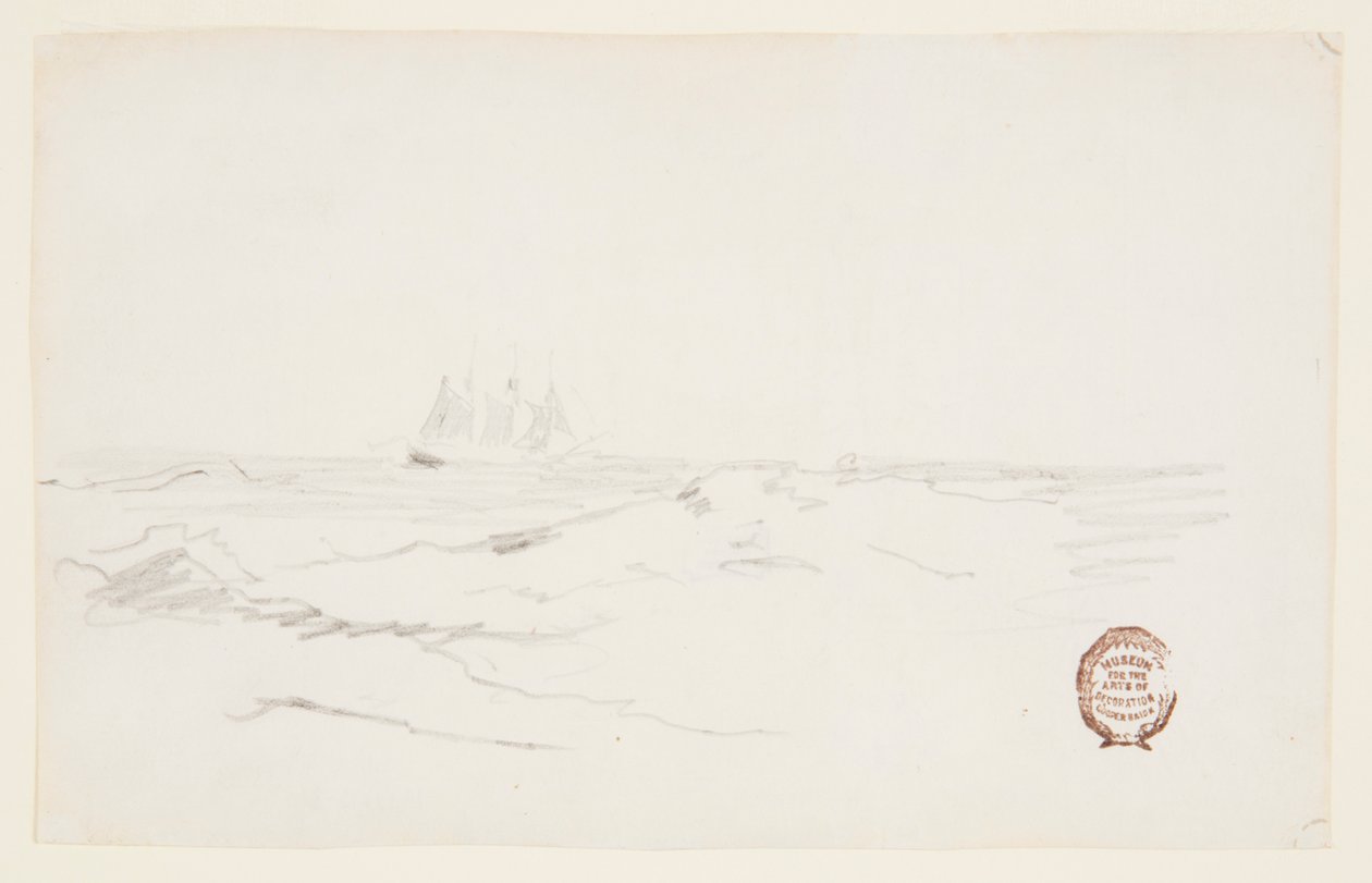 Kuunari lähellä kivistä rannikkoa tekijältä Winslow Homer