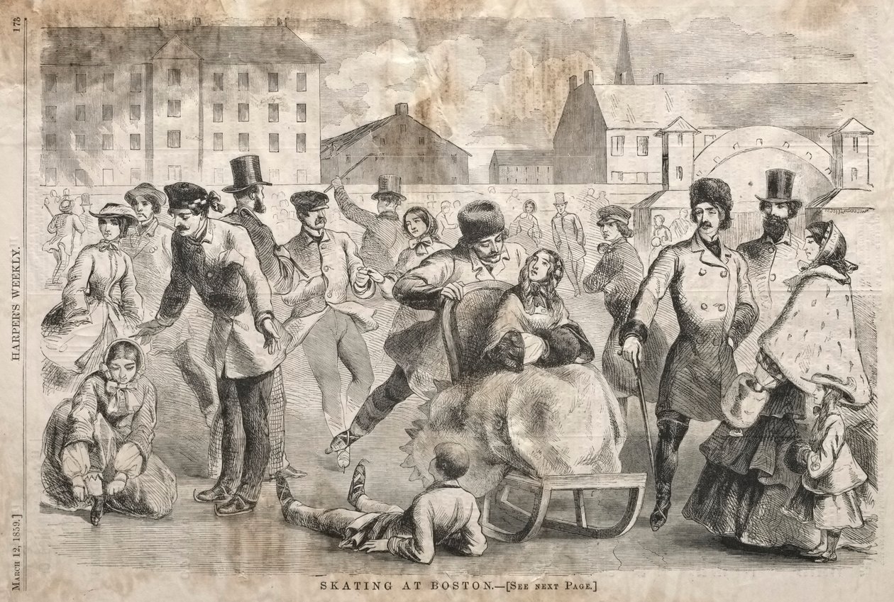 Luistelu Bostonissa tekijältä Winslow Homer