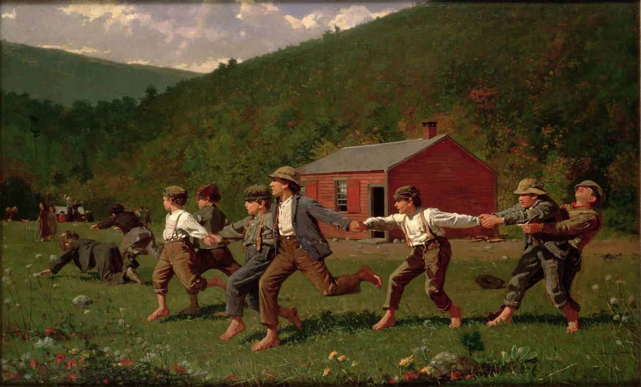 Snap the Whip tekijältä Winslow Homer