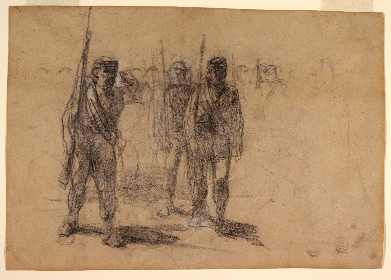 Sotilaiden poraus tekijältä Winslow Homer