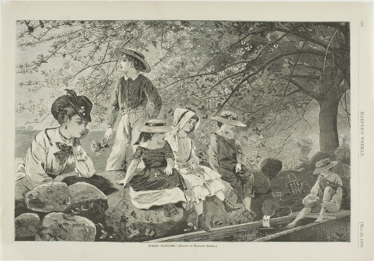 Kevätkukkia tekijältä Winslow Homer