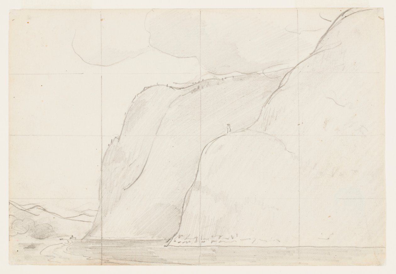 Tutkimus "Cape Trinity, Saguenay River" tekijältä Winslow Homer