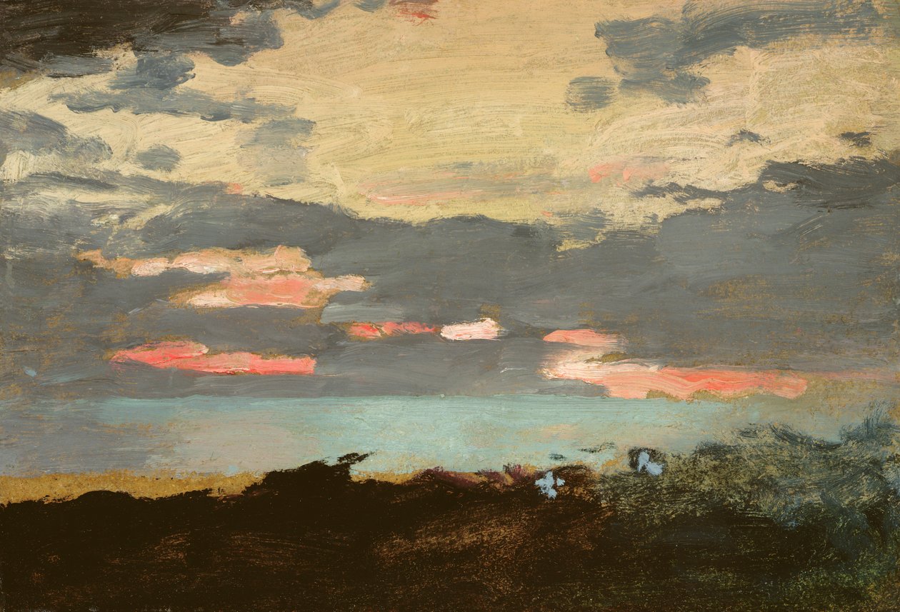 Auringonlasku, Saco Bay tekijältä Winslow Homer