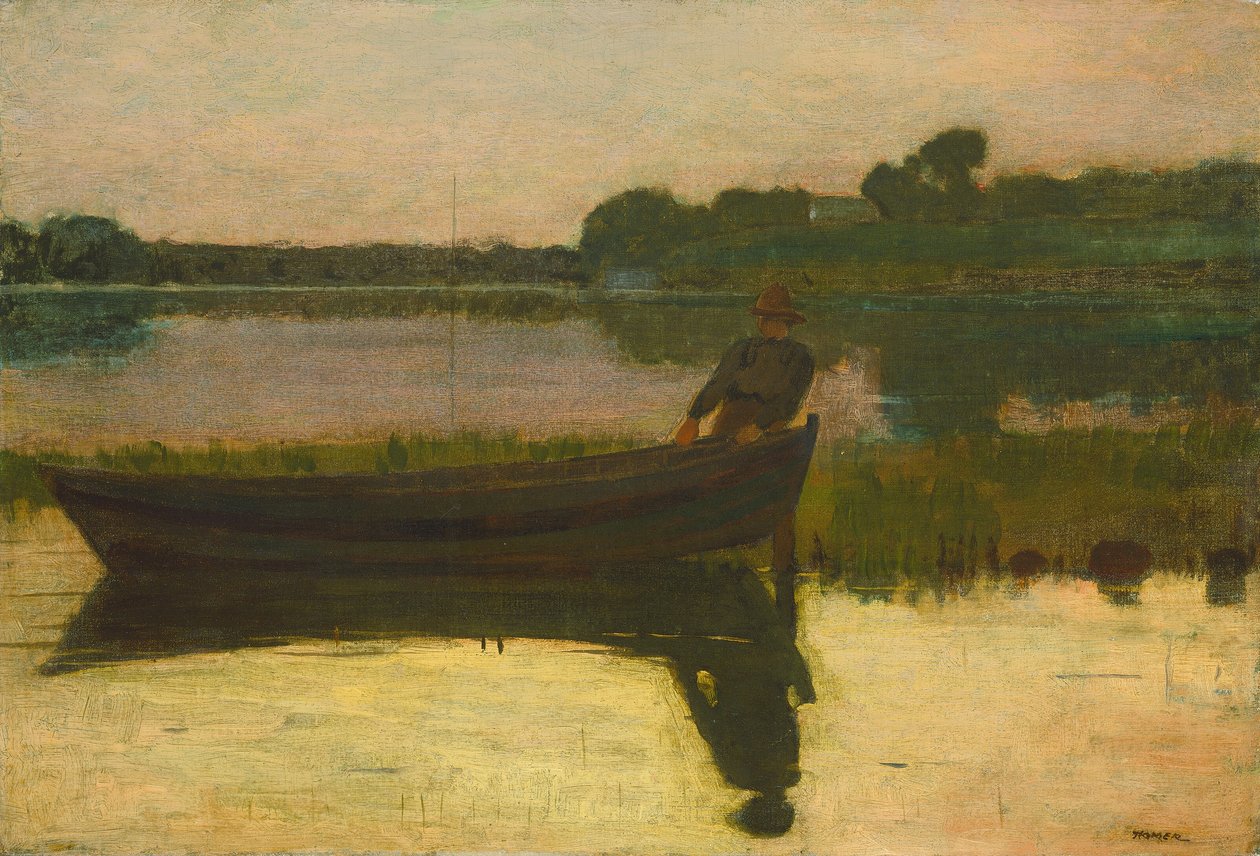 Auringonlasku, c. 1875. tekijältä Winslow Homer