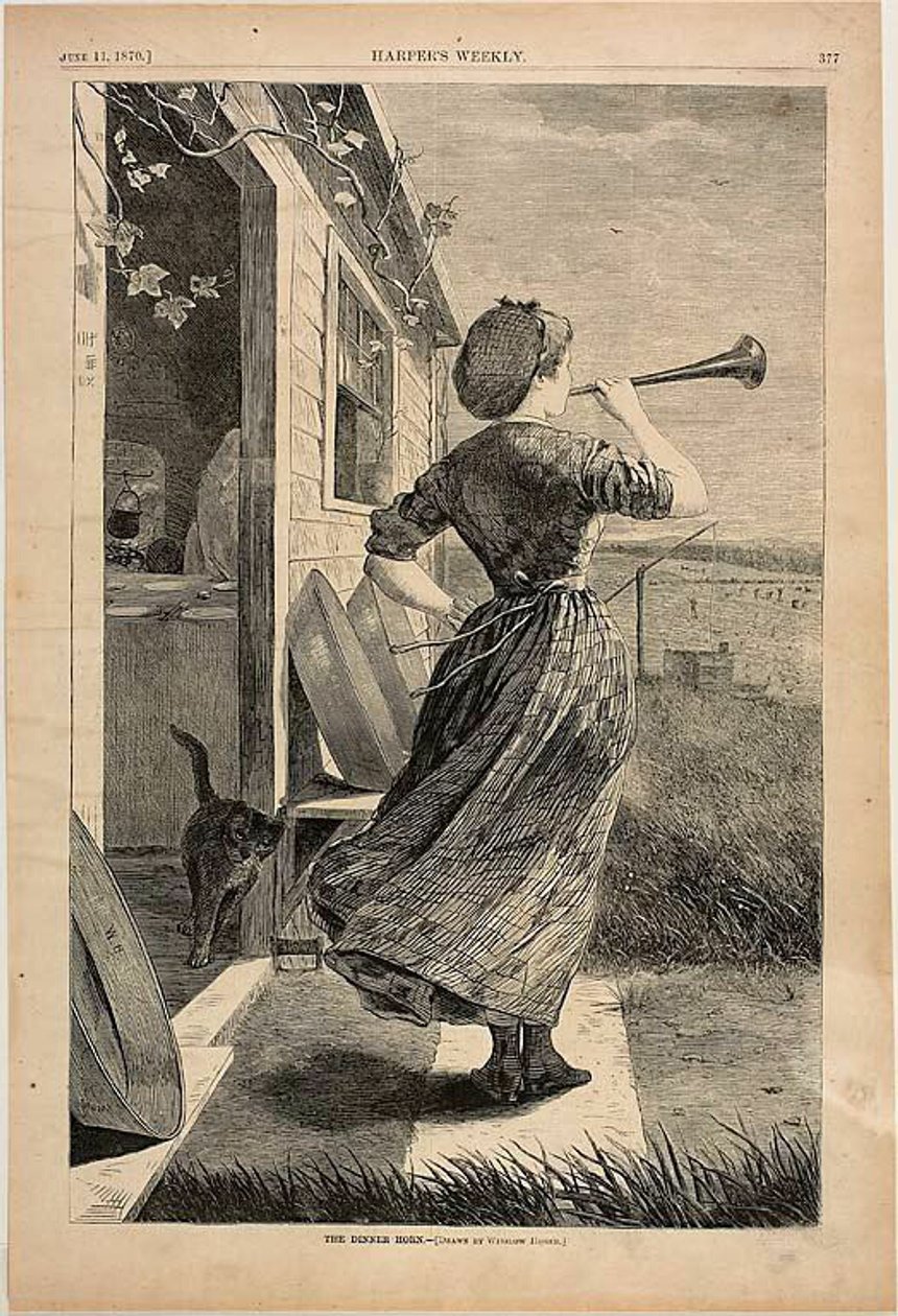 Päivällissarvi tekijältä Winslow Homer