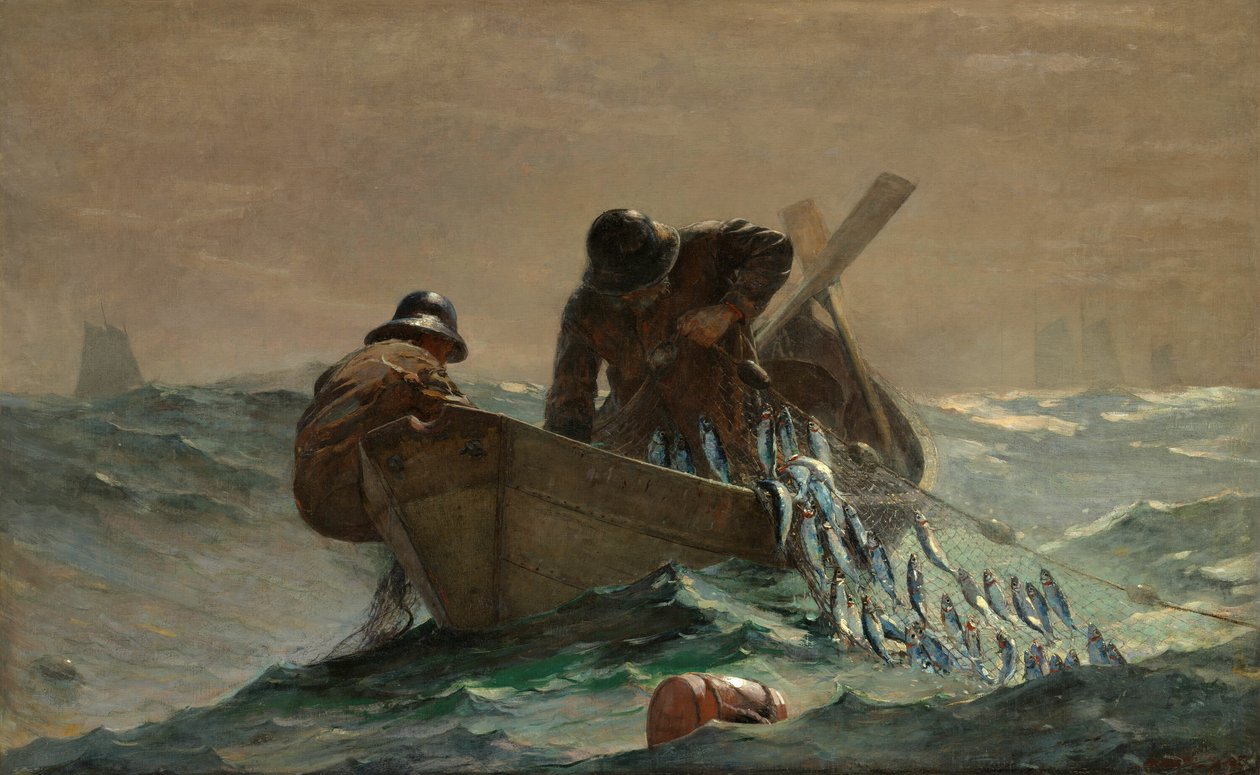 Silliverkko, 1885. tekijältä Winslow Homer