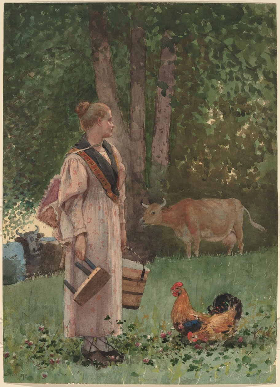 Maidon piika tekijältä Winslow Homer