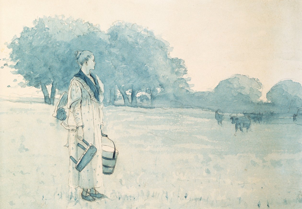 Maitotar, 1875 tekijältä Winslow Homer