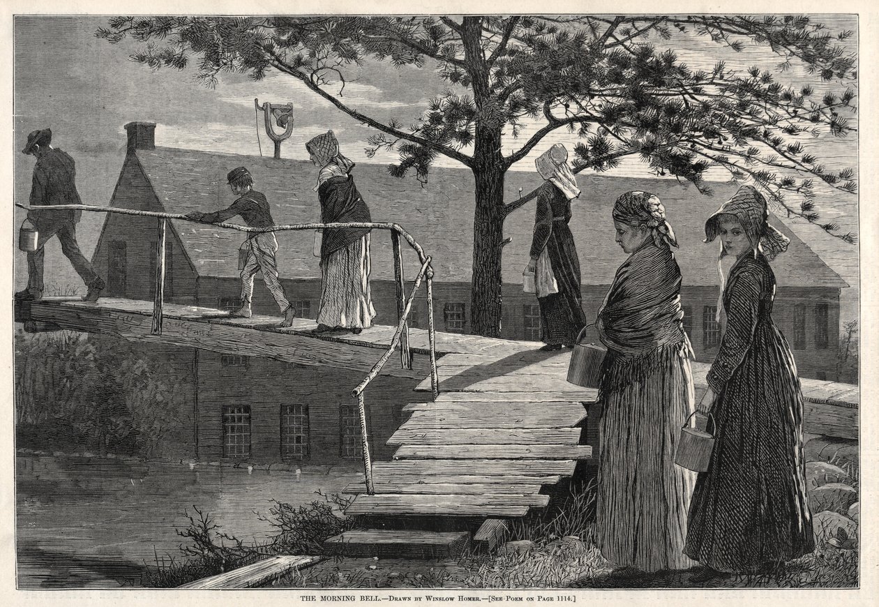 Aamukello, 1873. tekijältä Winslow Homer