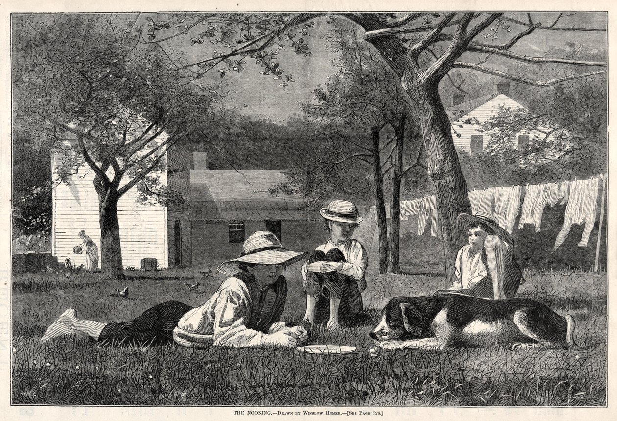 Keskipäivä, 1873. tekijältä Winslow Homer