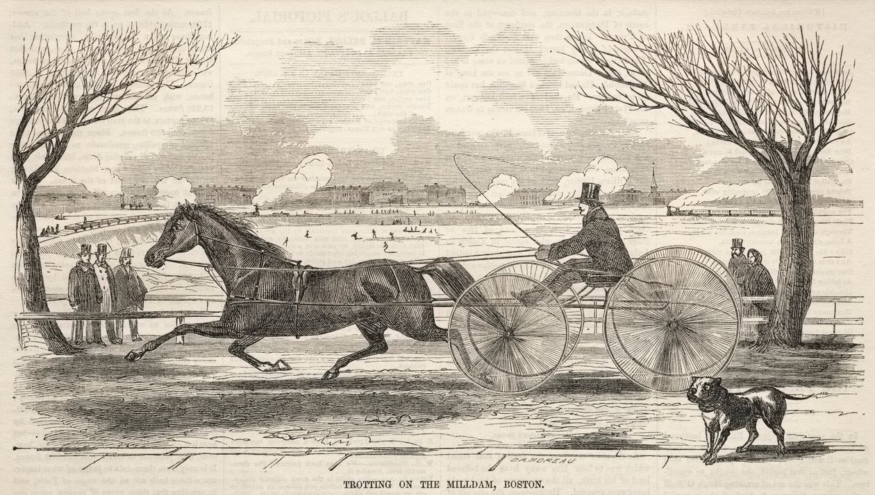 Ravi myllypadolla, Boston, 1859. tekijältä Winslow Homer