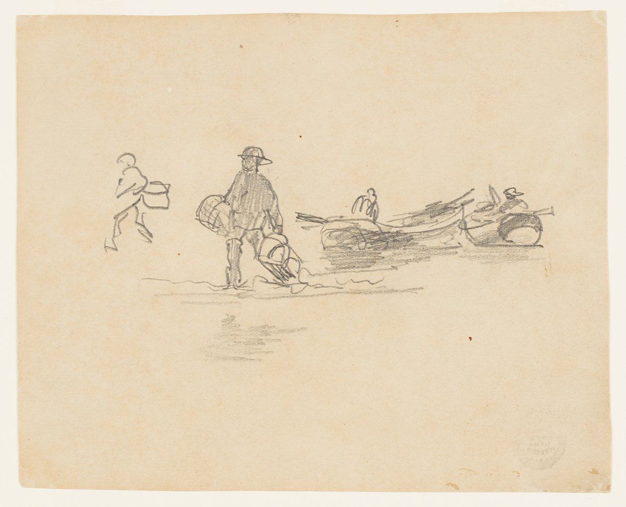Kaksi kalastajaa, Englanti tekijältä Winslow Homer