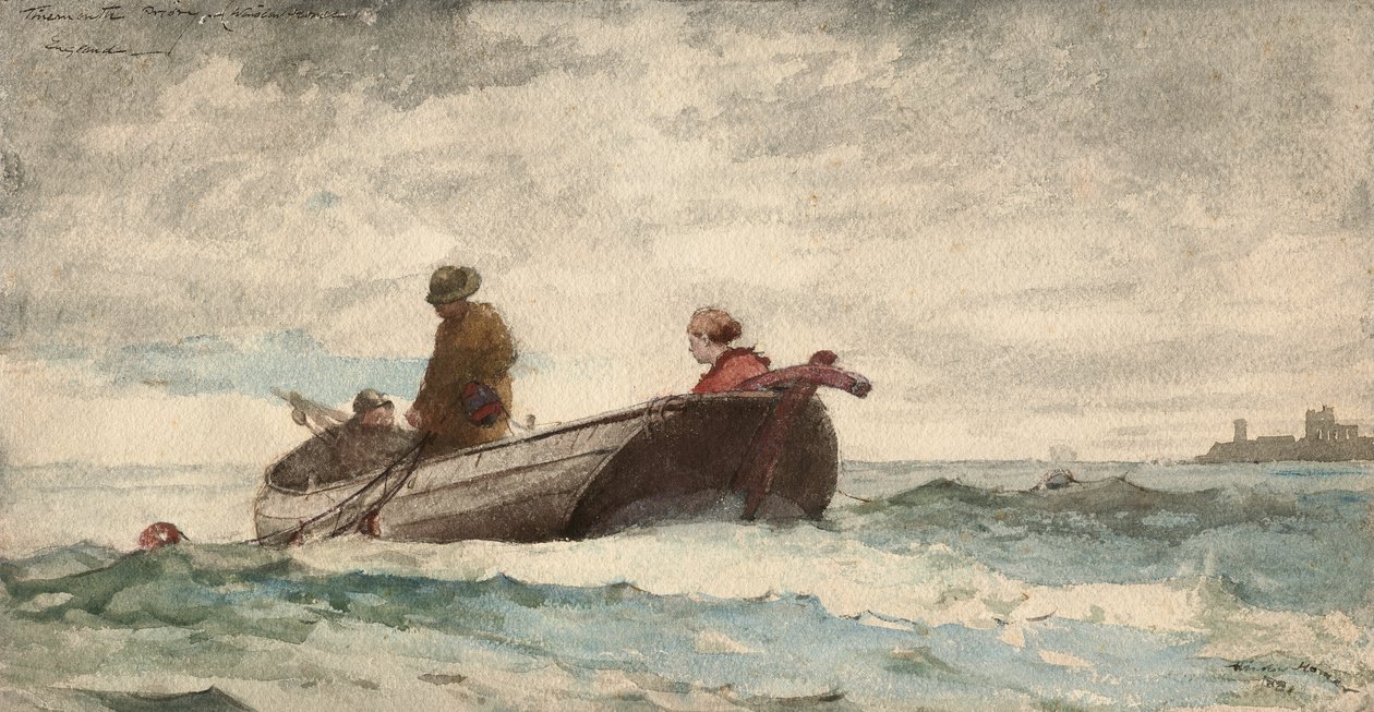 Tynemouth Priory, Englanti tekijältä Winslow Homer