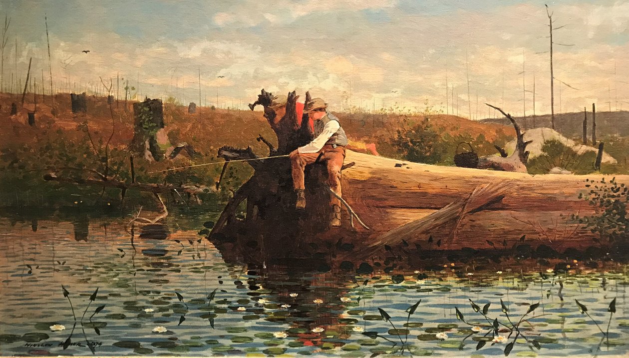 Puraisua odottamassa tekijältä Winslow Homer