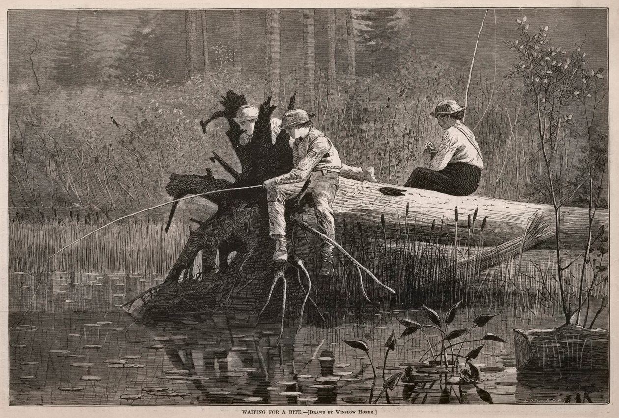 Puraisua odottamassa tekijältä Winslow Homer