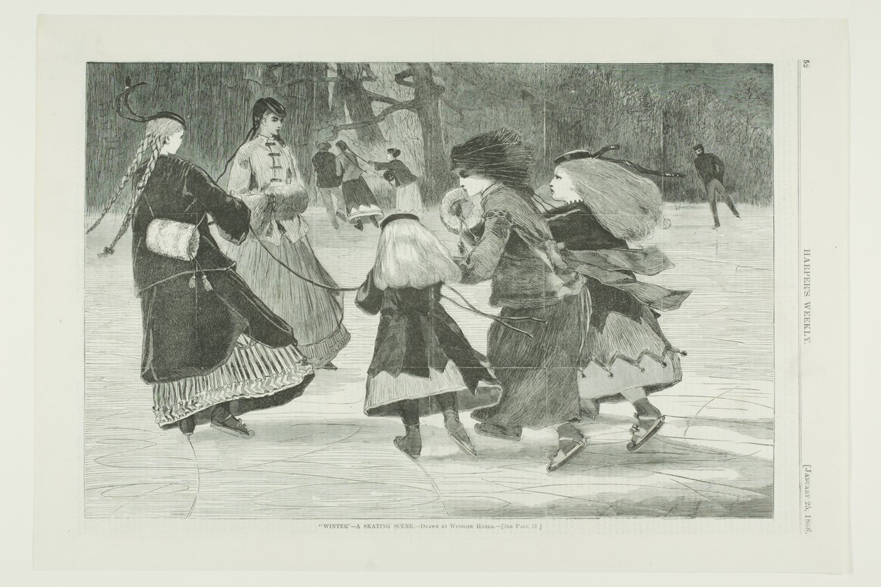 "Talvi" - Luistelukohtaus tekijältä Winslow Homer