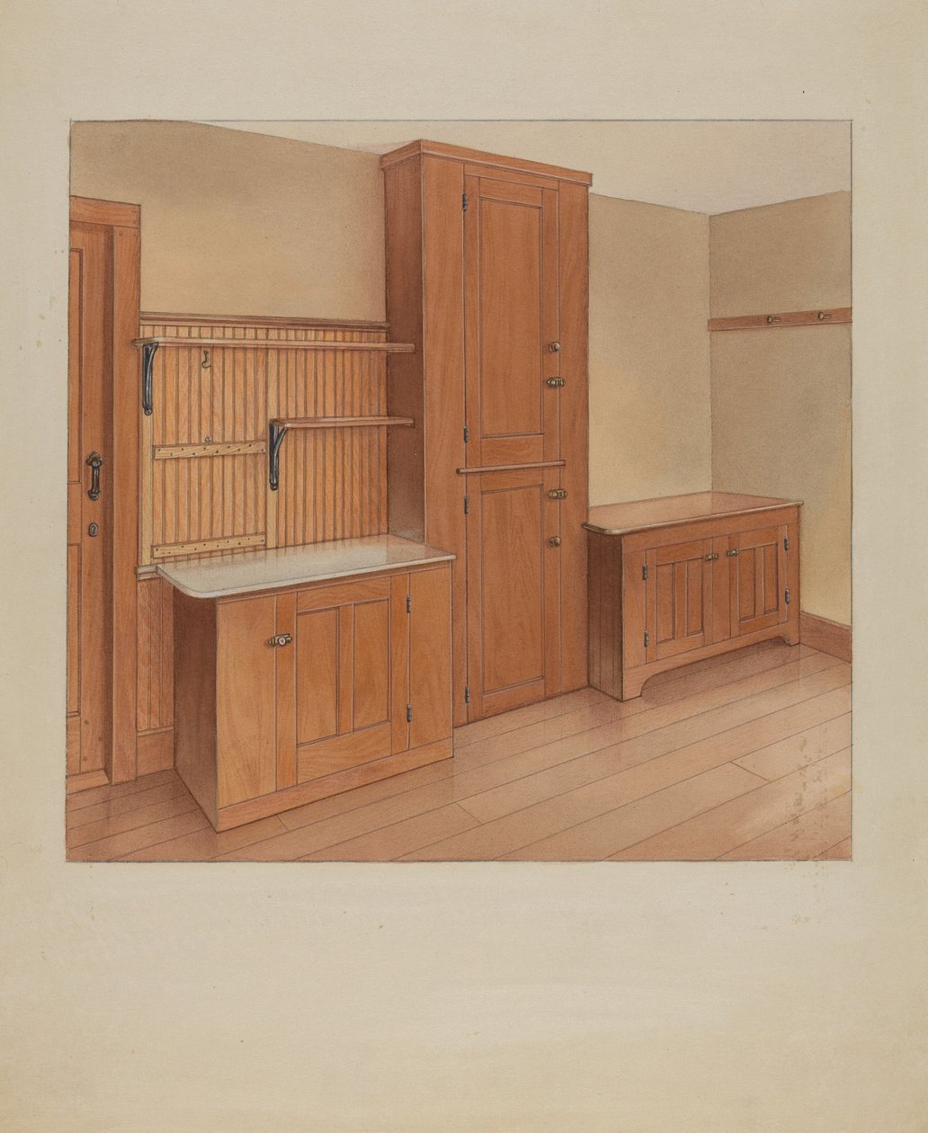 Sisäänrakennetut huonekalut, 1937. tekijältä Winslow Rich