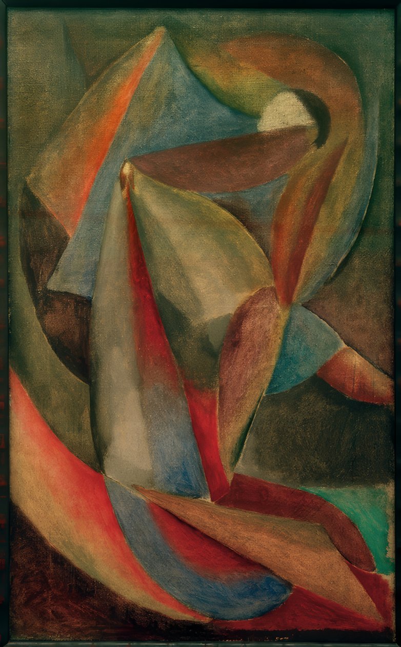 Wladimir Burljuk, Die Tänzerin / Gemälde, um 1910 tekijältä Wladimir Burljuk