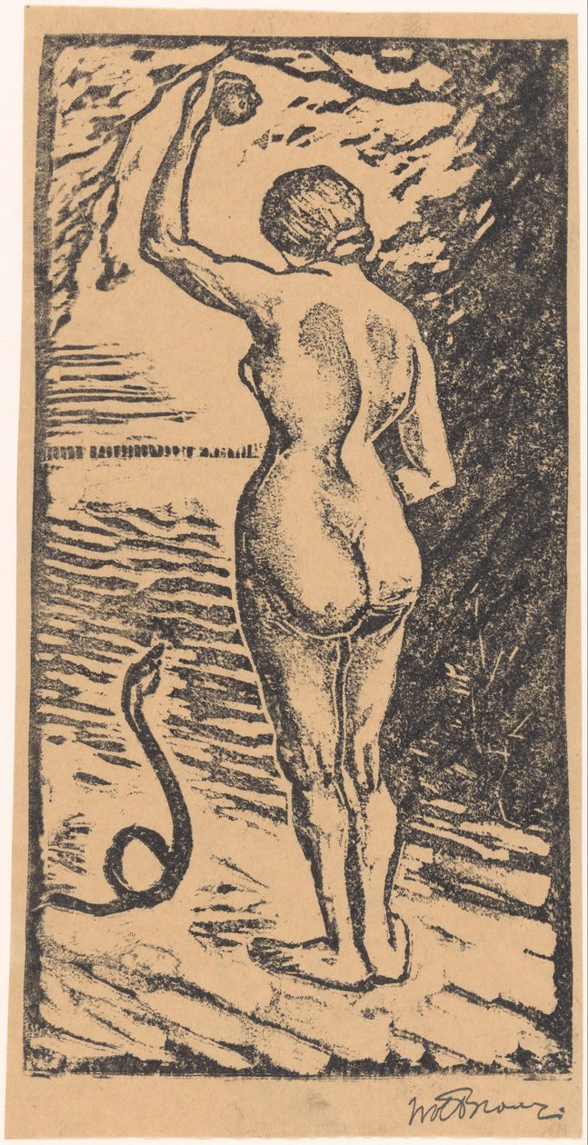 Eva on slangi tekijältä Wolbartus Brouwer (signed by artist)