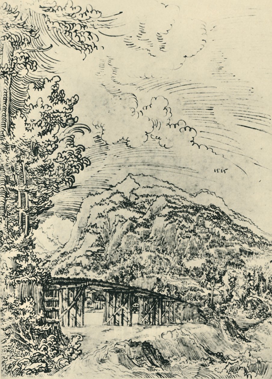Maisema, 1515, 1943. tekijältä Wolf Huber
