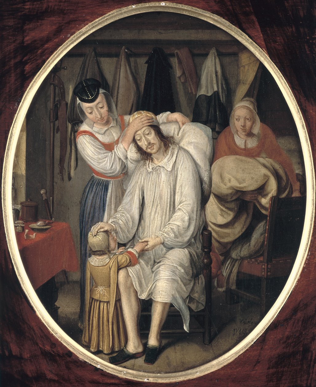 Invalid, 1669 (öljy kuparilevylle) tekijältä Wolfgang Heimbach
