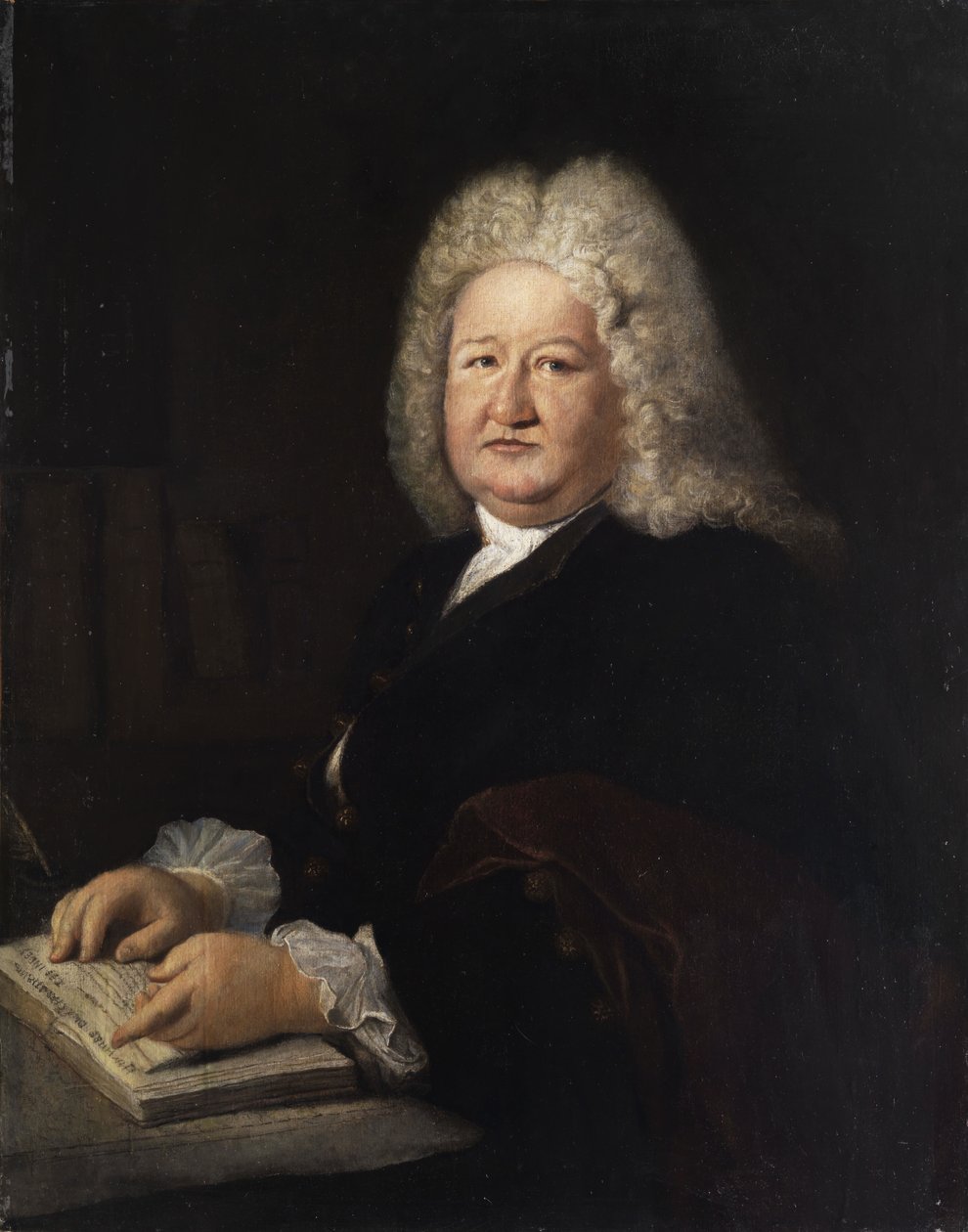 Muotokuva Mathurin Veyssière de La Croze tekijältä Workshop of Antoine Pesne