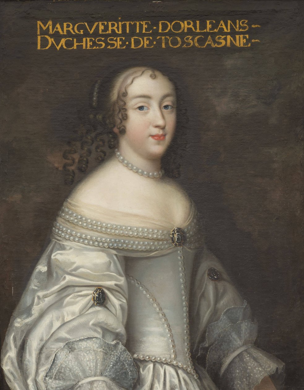 Marguerite Louise de Bourbon-Orléans, Großherzogin von Toskana (1645-1721) tekijältä Workshop of Charles Beaubrun