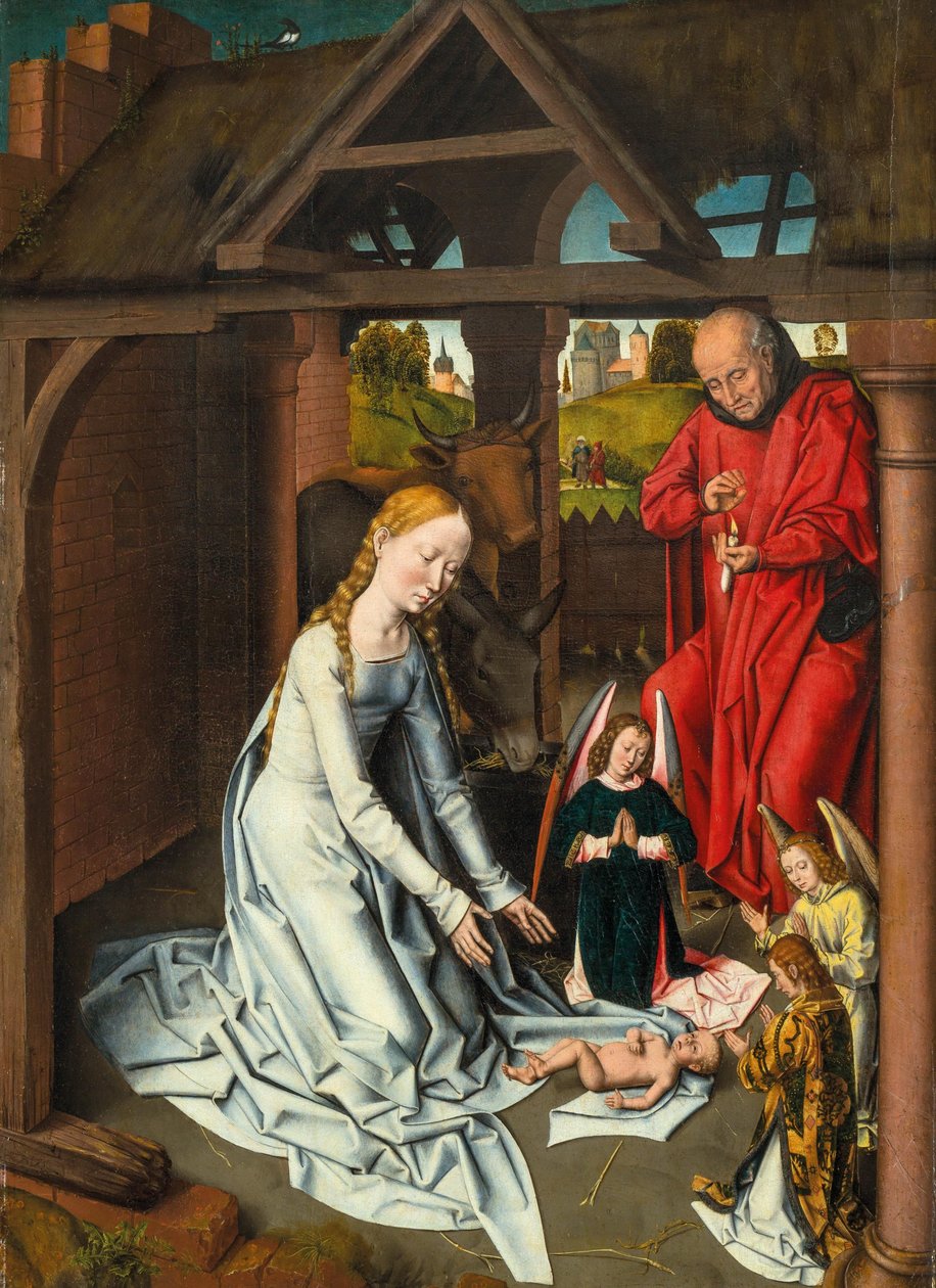 Die Geburt Christi tekijältä Workshop of Hans Memling
