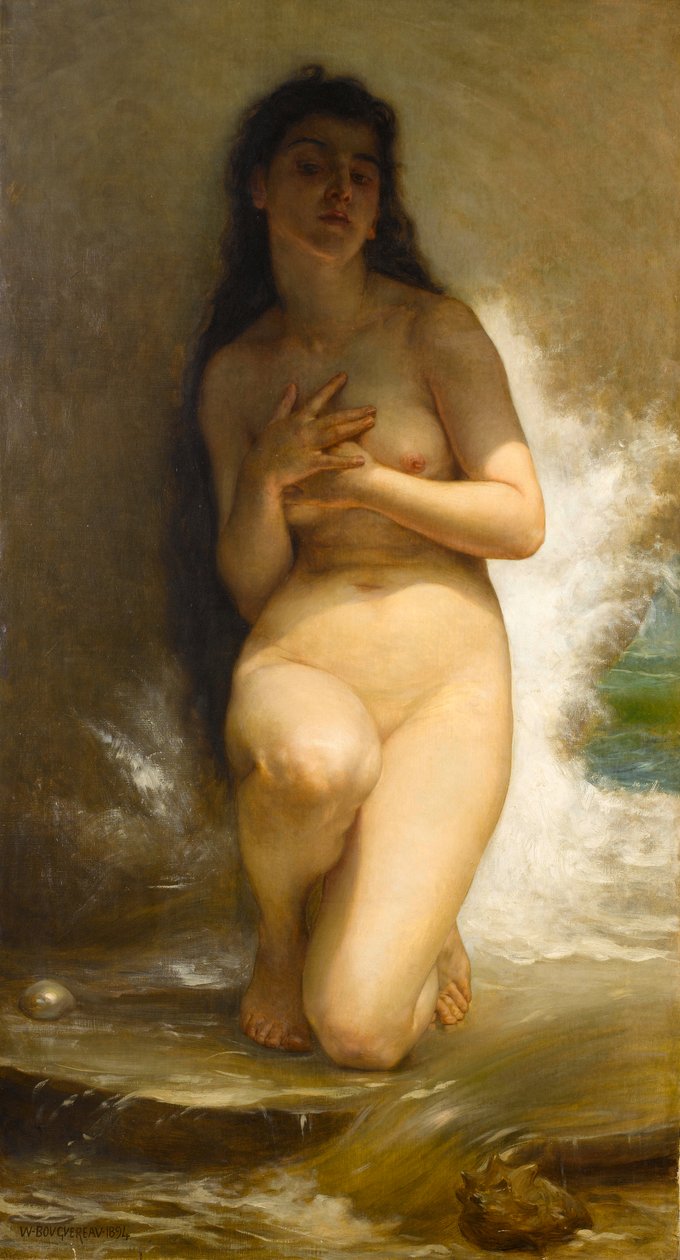 La Perle tekijältä Workshop of William Adolphe Bouguereau