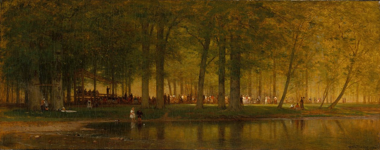 Leirikokous, 1874. tekijältä Worthington Whittredge