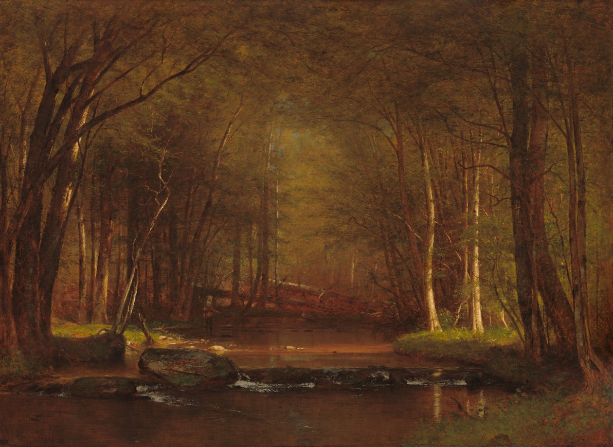 Trout Brook Catskillsissa tekijältä Worthington Whittredge