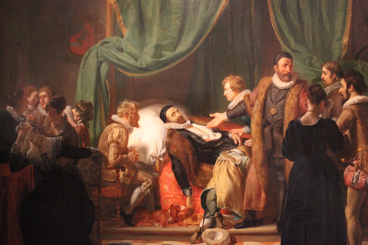 Vilhelm Oranian kuolinvuode tekijältä Woutherus Mol