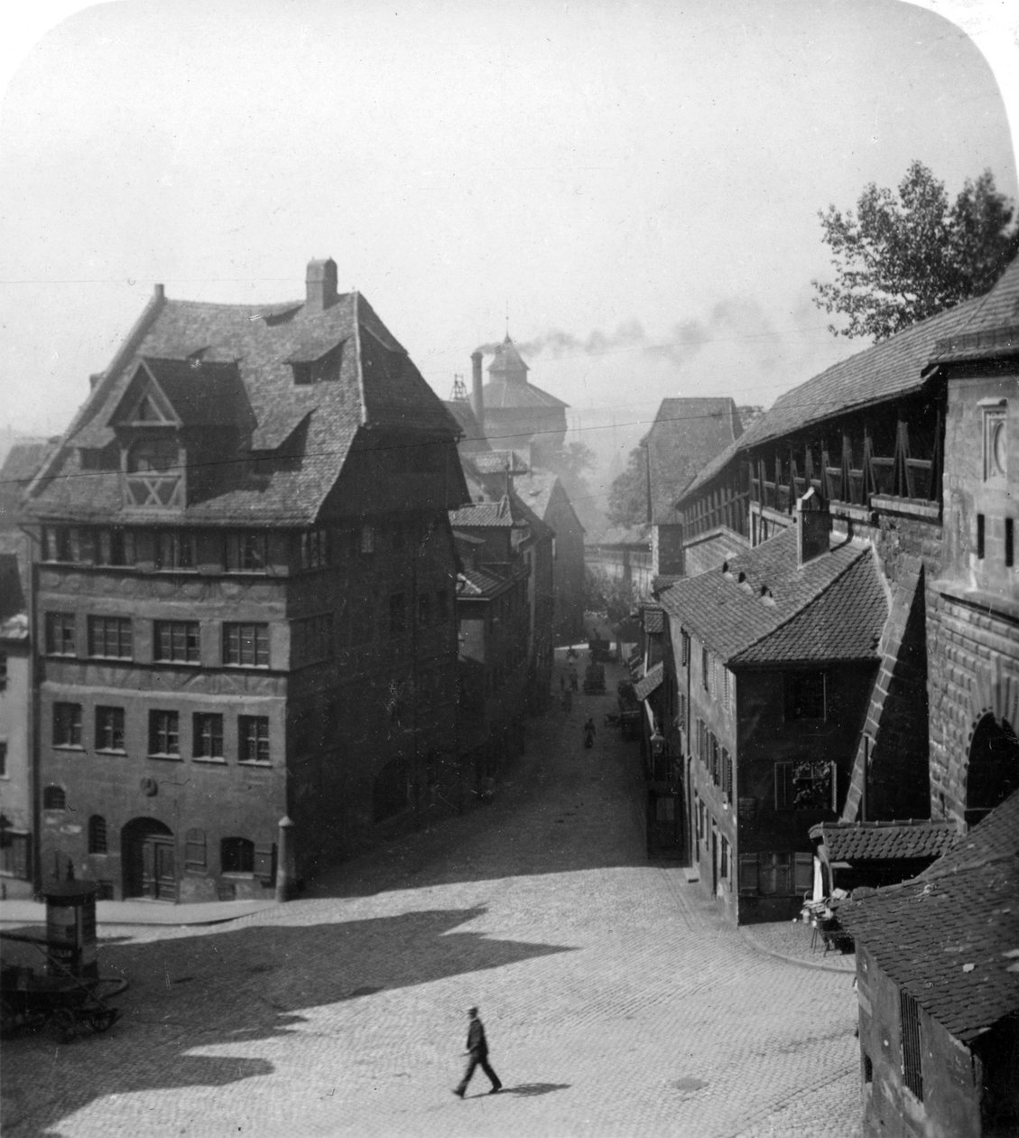 Albrecht Durerin talo, Nürnberg, Saksa, n. 1900 tekijältä Wurthle and Sons