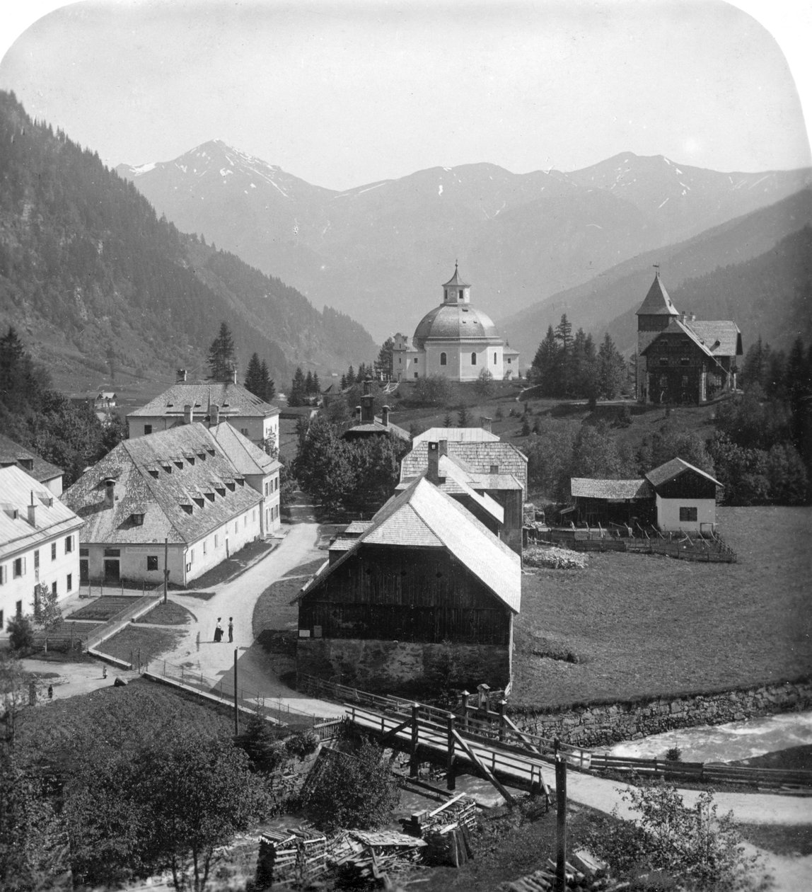 Böckstein, Salzburg, Itävalta, 1900-luku. tekijältä Wurthle and Sons