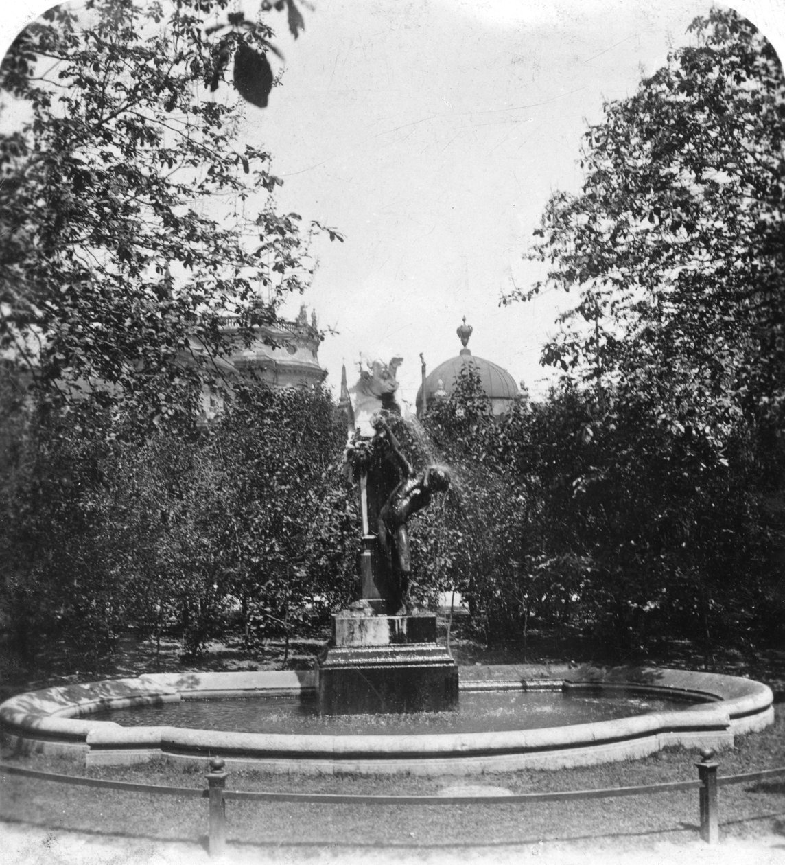 Fountain, München, Saksa, c1900. tekijältä Wurthle and Sons