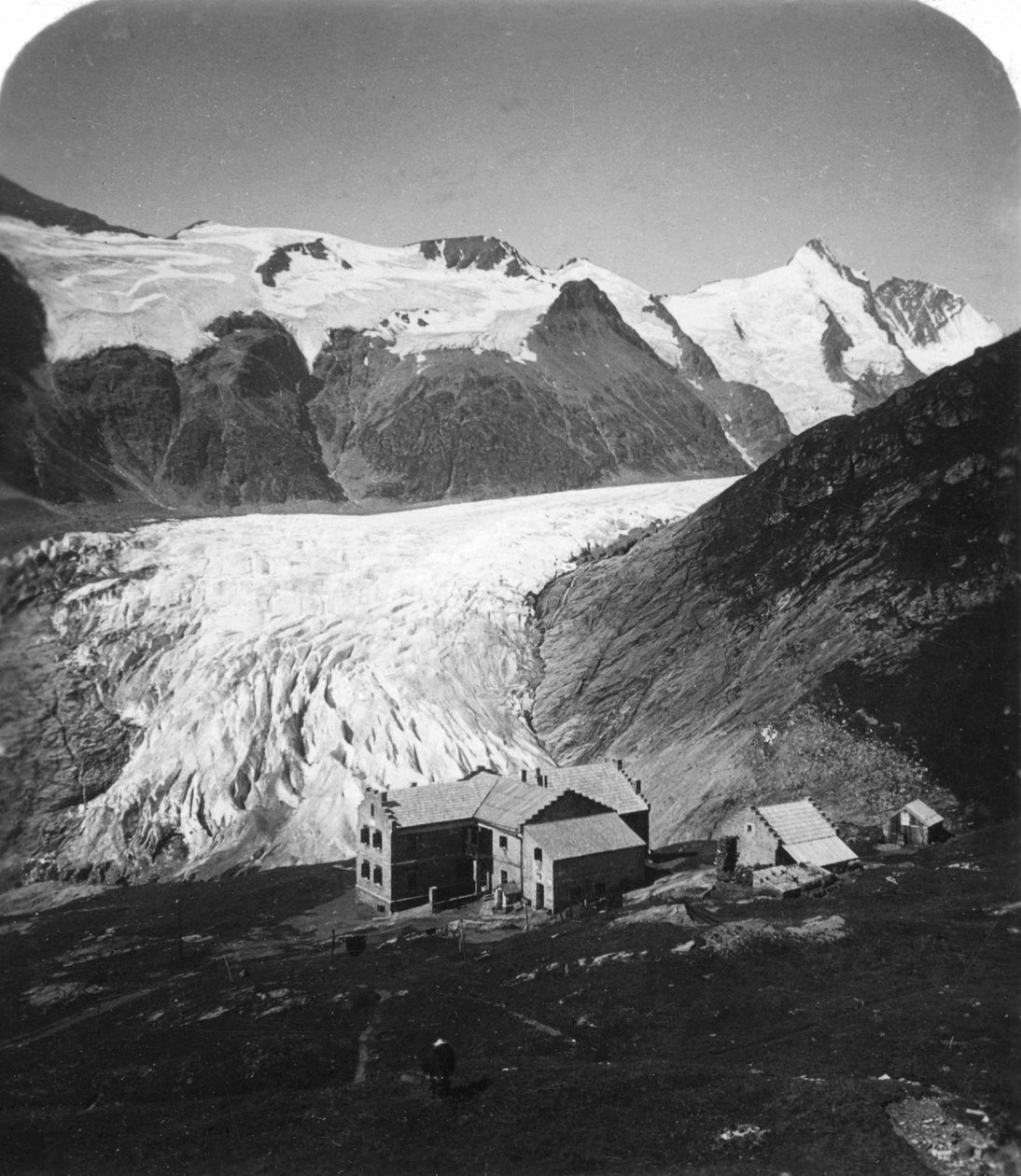 Glocknerhaus, Grossglockner, Itävalta, 1900-luku. tekijältä Wurthle and Sons