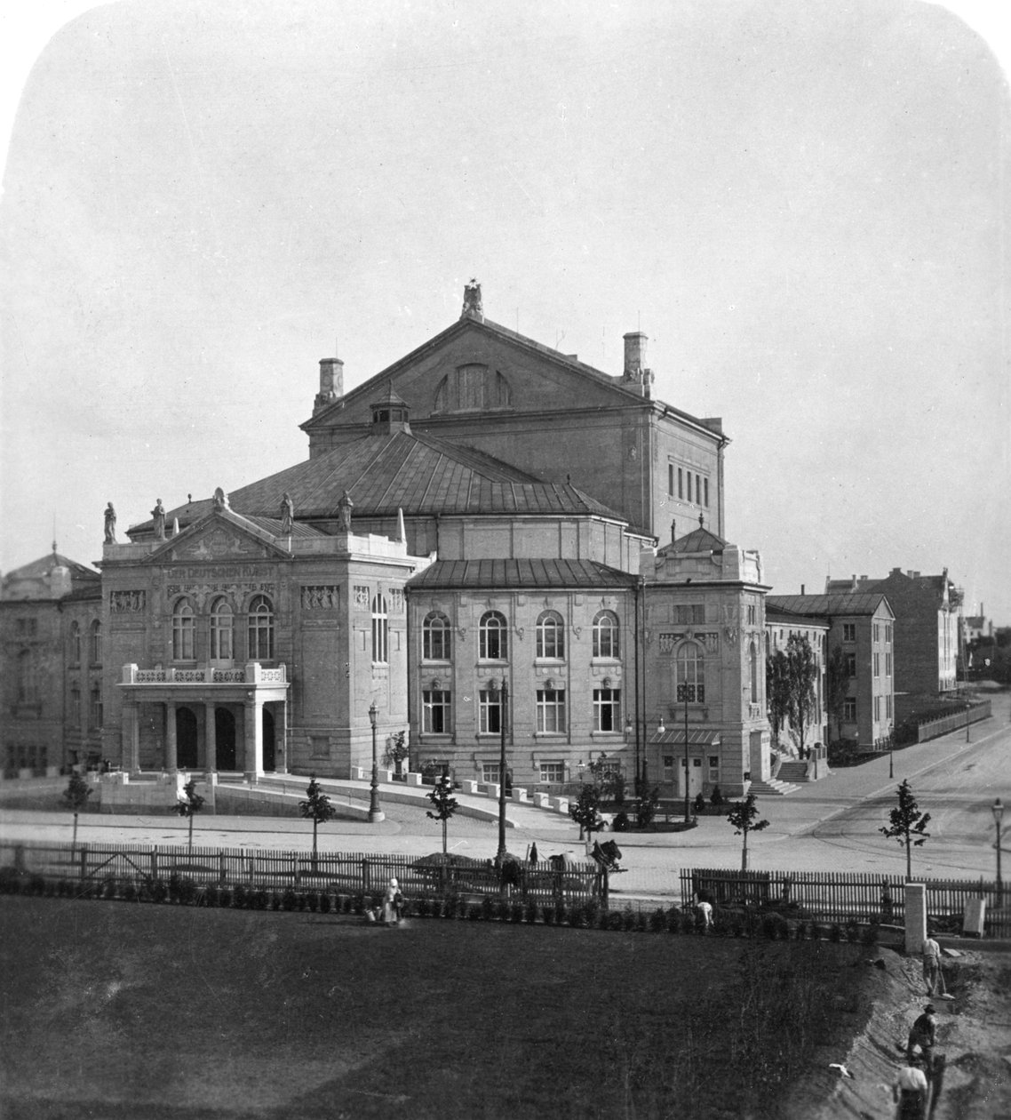 Prinzregenten Theatre, München, Saksa, c1900 tekijältä Wurthle and Sons
