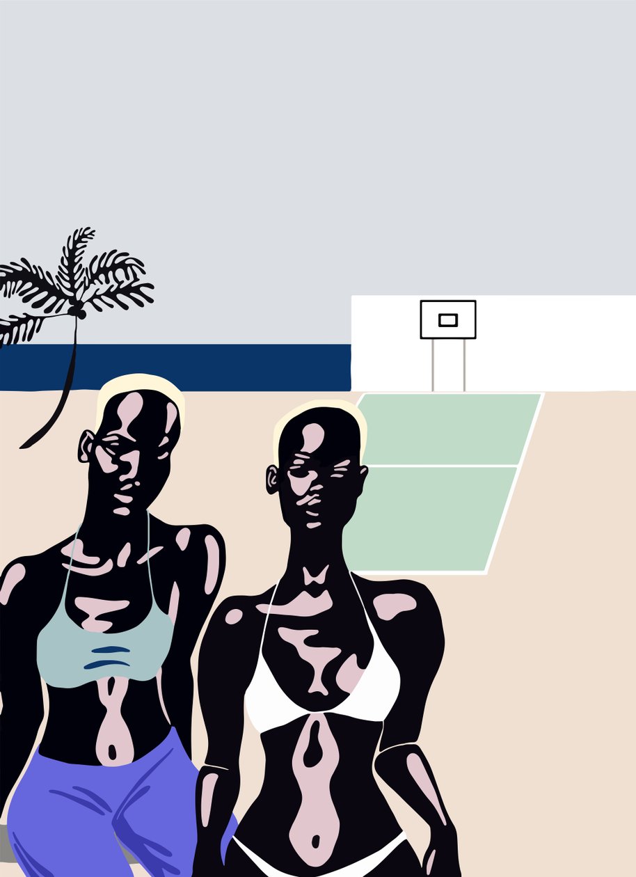 The Beach, 2017, (digitaalinen) tekijältä Yi Xiao Chen