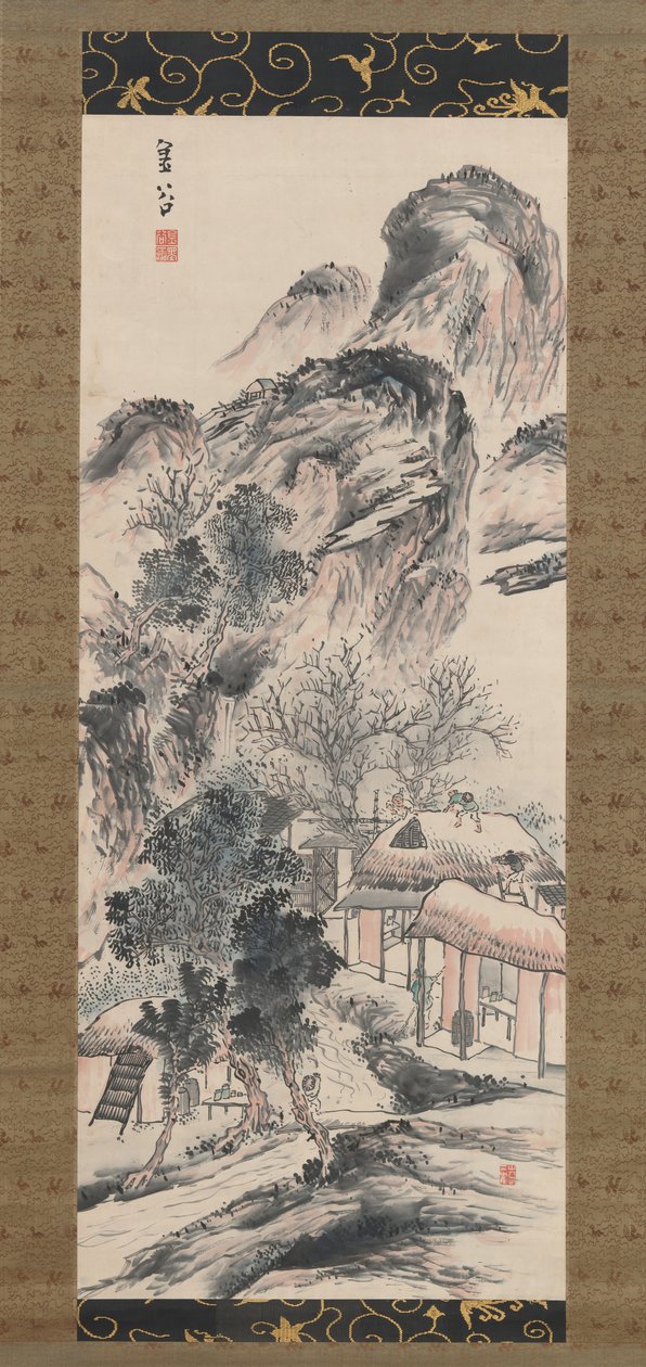 Kevätsiivous, 1800-luku. tekijältä Yokoi Kinkoku