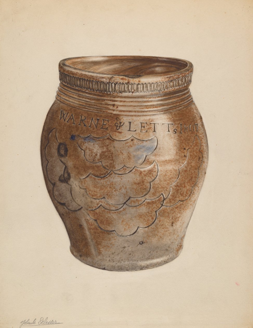 Crock, c. 1937. tekijältä Yolande Delasser