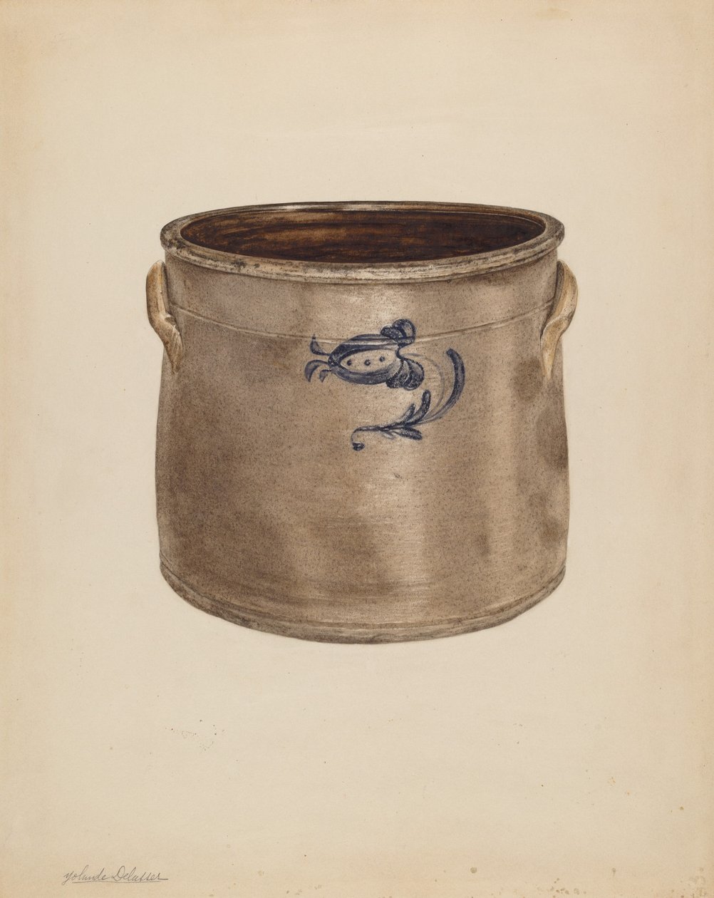 Crock, luultavasti 19371938. tekijältä Yolande Delasser