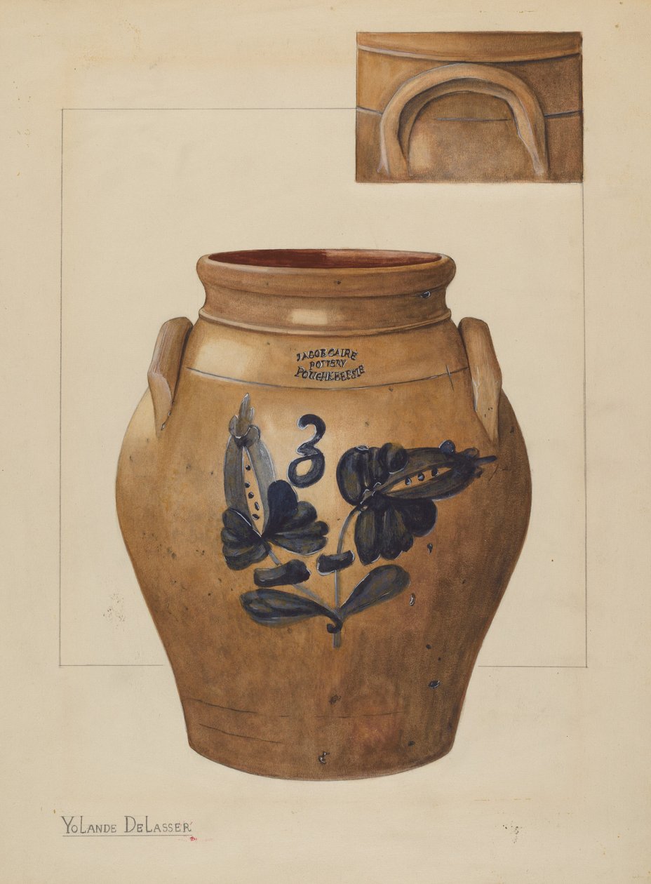 Jar, c. 1936. tekijältä Yolande Delasser