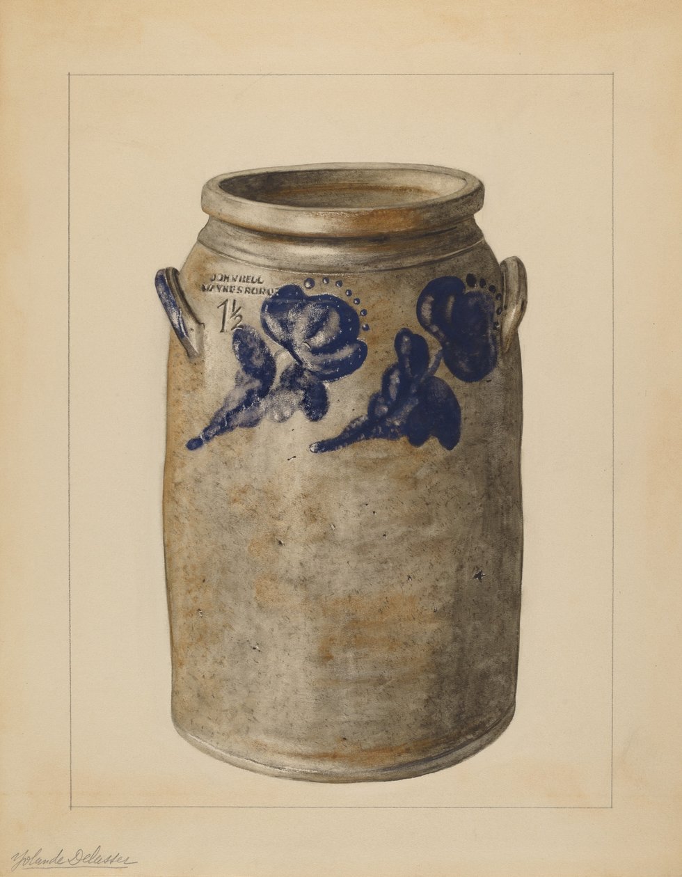 Jar, c. 1937. tekijältä Yolande Delasser