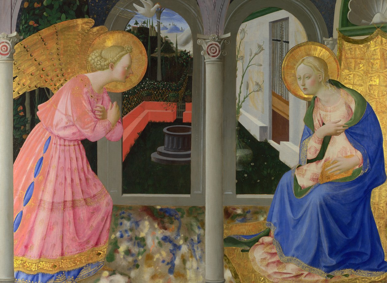 Ilmoitus, n. 1440 tekijältä Zanobi Strozzi